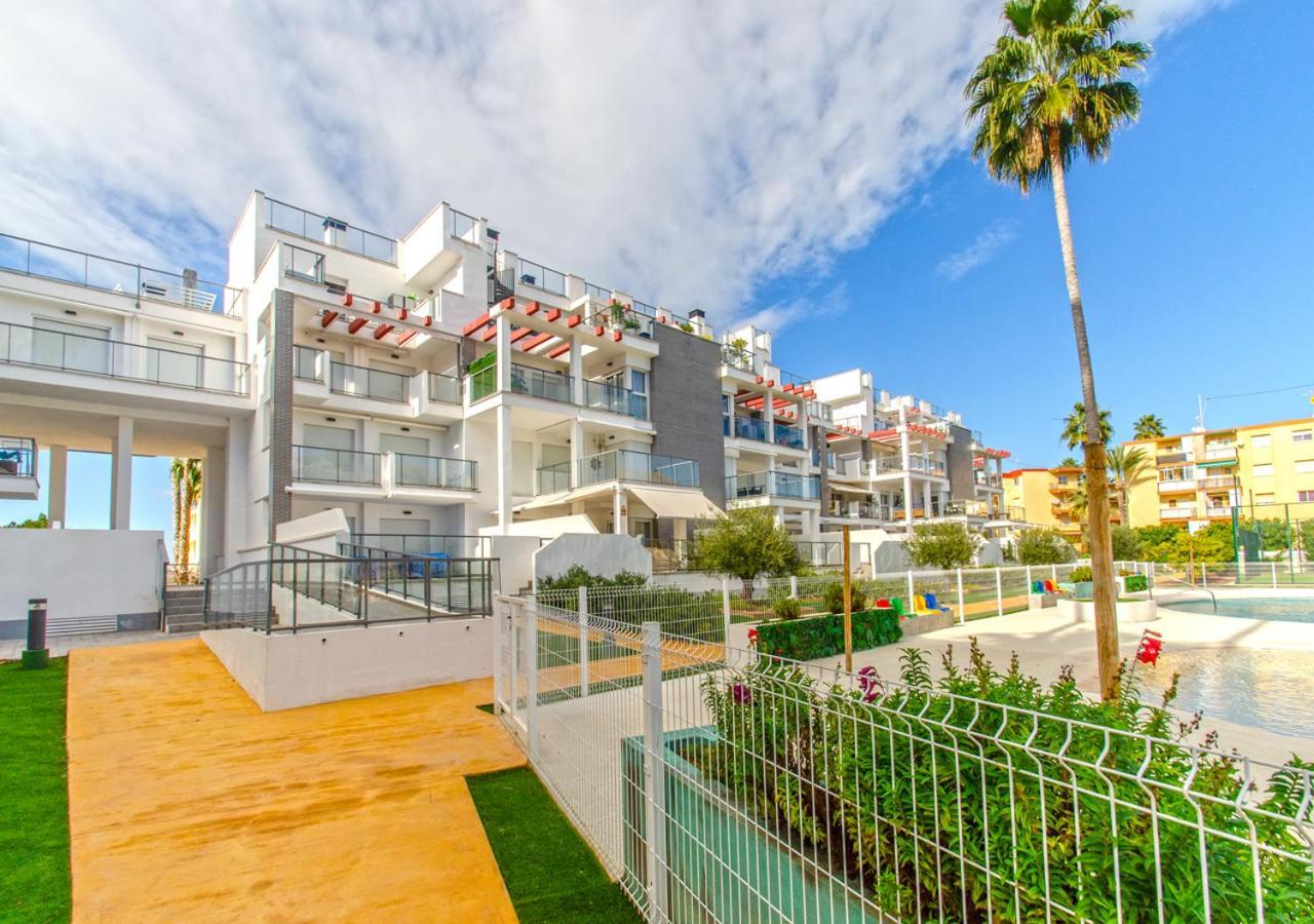 Apartamento Victoria Playa III Con Una Gran Terraza Denia Exterior photo